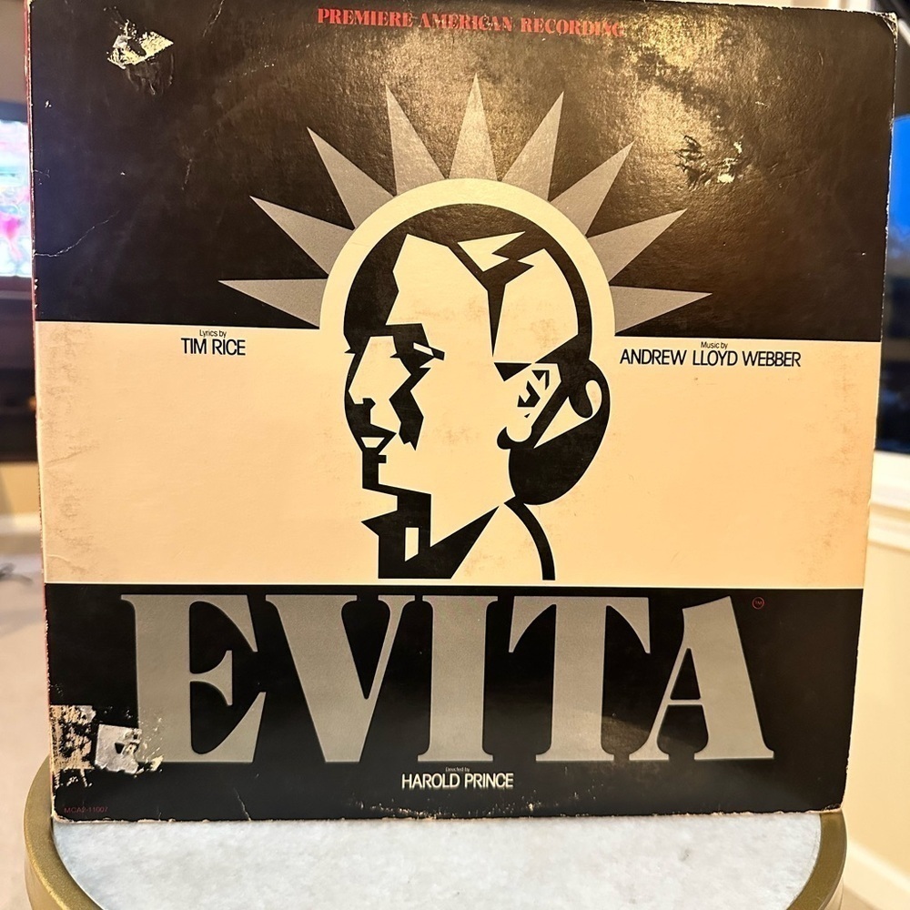 Evita Premiere American Recording - Vinyl Double LP